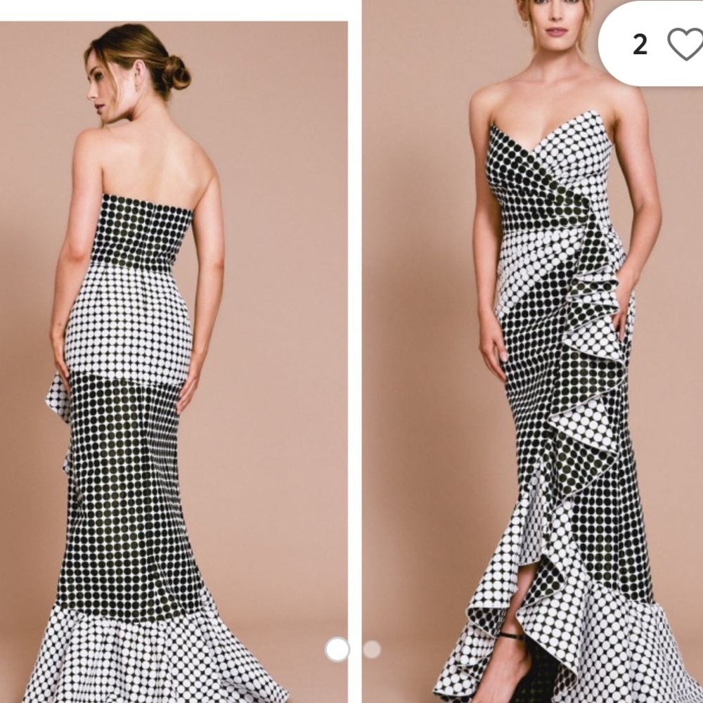 NWT tadashi shoji gown size 2 or Small